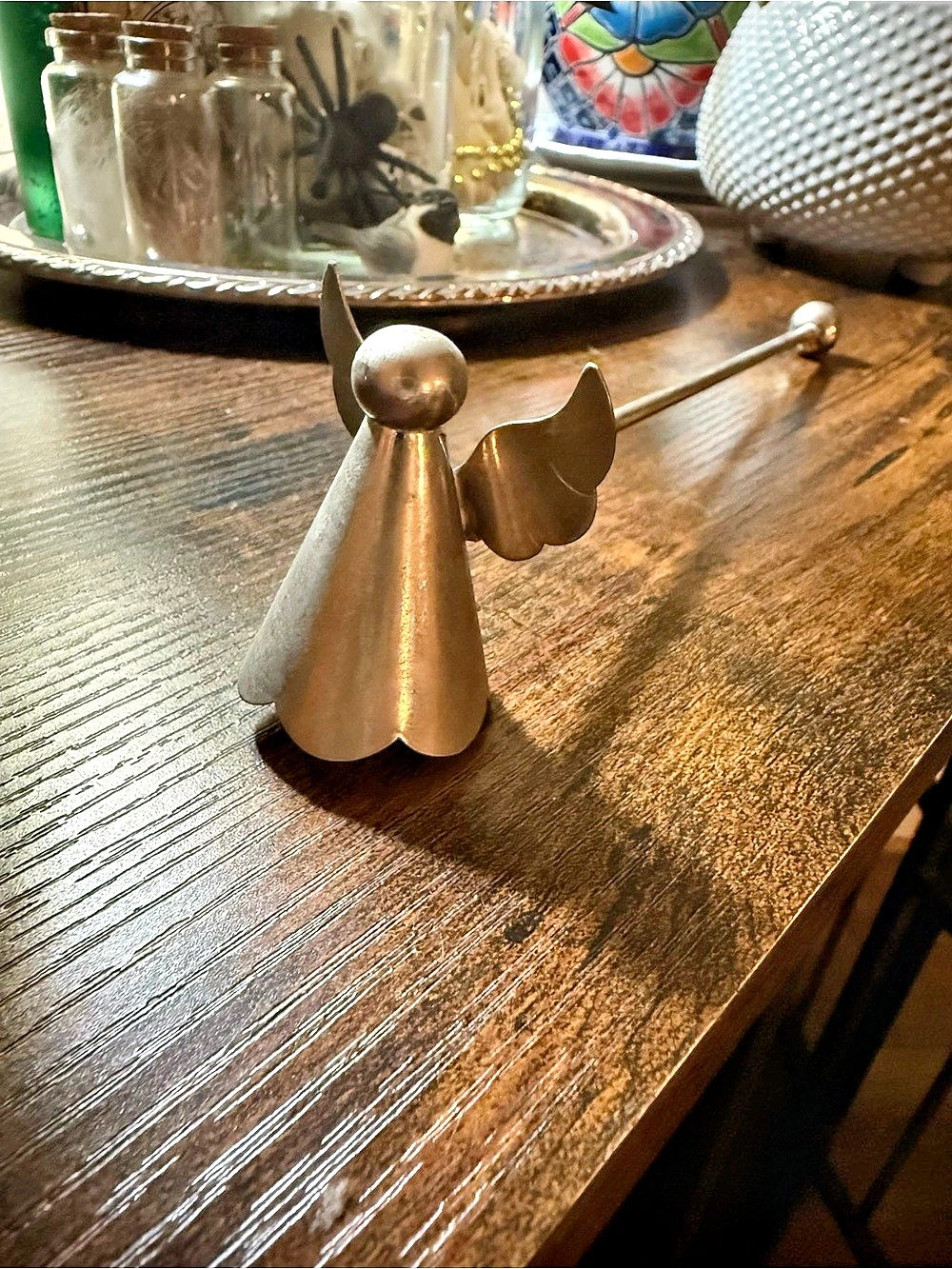 Gold Angel Decorative Candle Snuffer